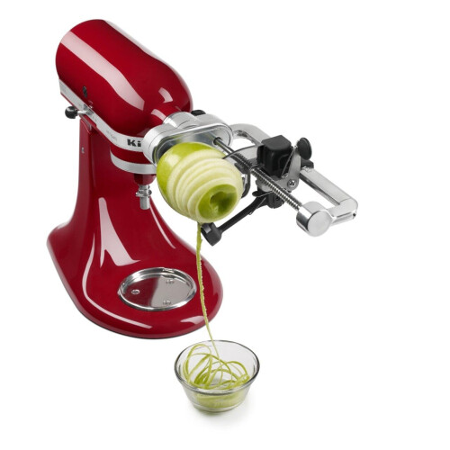 KitchenAid Συσκευή Σπείρας Φρούτων και Λαχανικών για Μίξερ, Πολυτελές Αλουμίνιο 2
