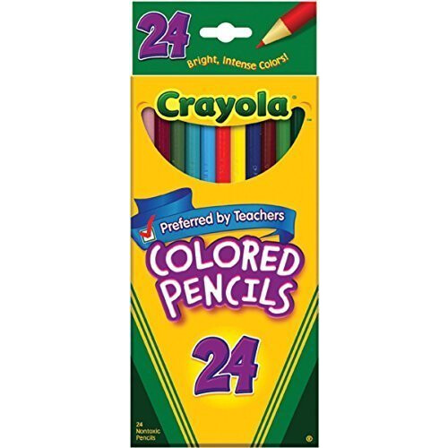 Crayola Crayola Μολύβια Χρώματος, 24 Τεμάχια (Συσκευασία 12)