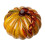 Glitzhome Glitzhome Handgeblazen Multi-Gestreepte Glazen Pompoen 1