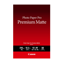 CanonInk Fotopapier, Pro Premium, Matte 13x19 (50 Vellen) (8657B010), Wit, A4