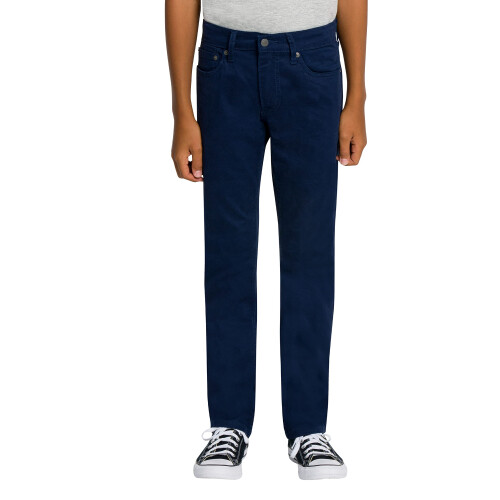 Levi's Pantalon Slim Fit Doux Brosse Levi's Garçon, Bleu, 18