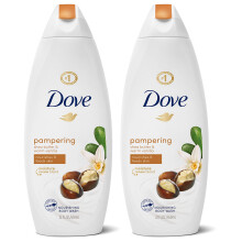 Dove Pflegende Duschgel mit Shea Butter & Vanille 22 oz 2er Pack