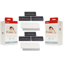 Canon KP-108in Ink Paper Set (2) Pack-216 Prints 3115B001-X2 Cyan Magenta Yellow