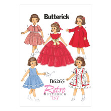 Butterick Patterns B6265OSZ 18"" poppenkleding, slechts ?n maat