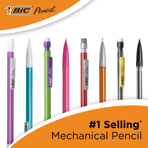 BIC Μηχανικό Μολύβι BIC Xtra-Sparkle, Μεσαία Μύτη (0.7mm), Πολύχρωμο Σχέδιο, 15-Τεμάχια 2