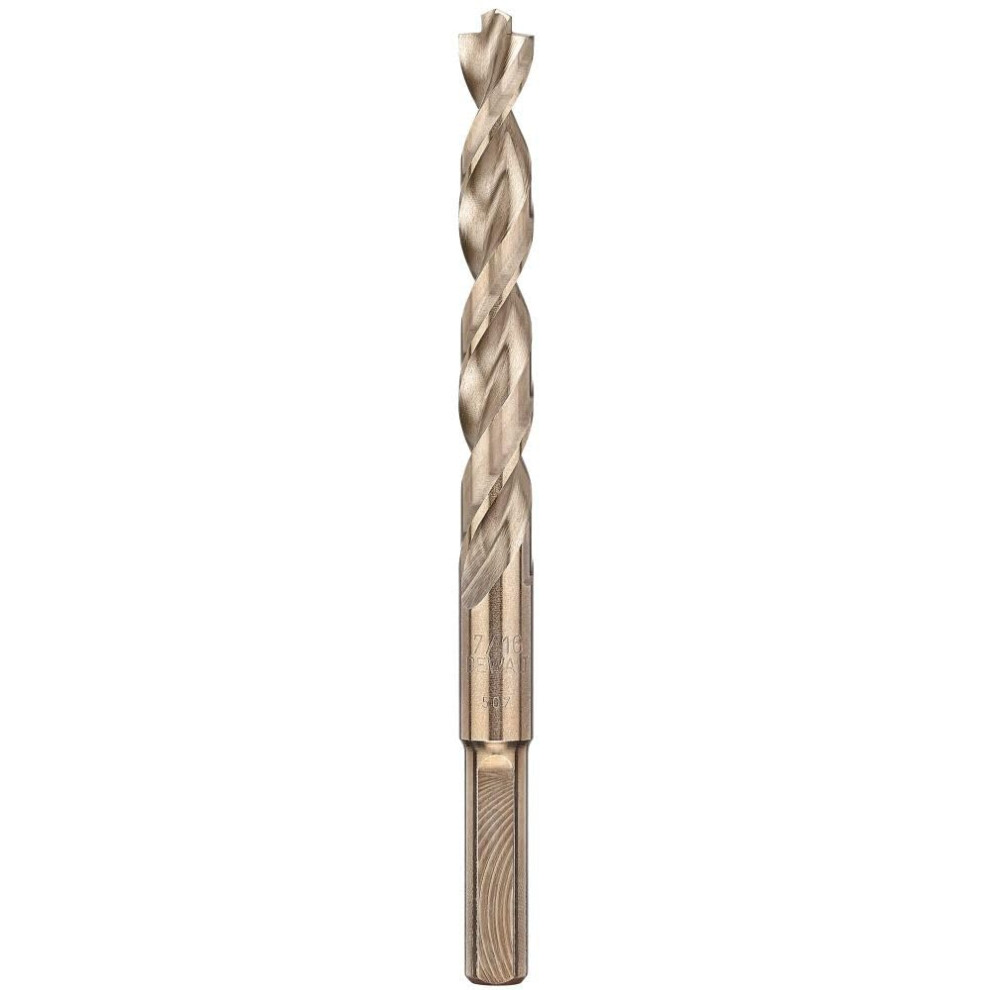 DEWALT DWA1228 7/16"""" Pilot Point Industrial Cobalt Alloy Steel Drill Bit