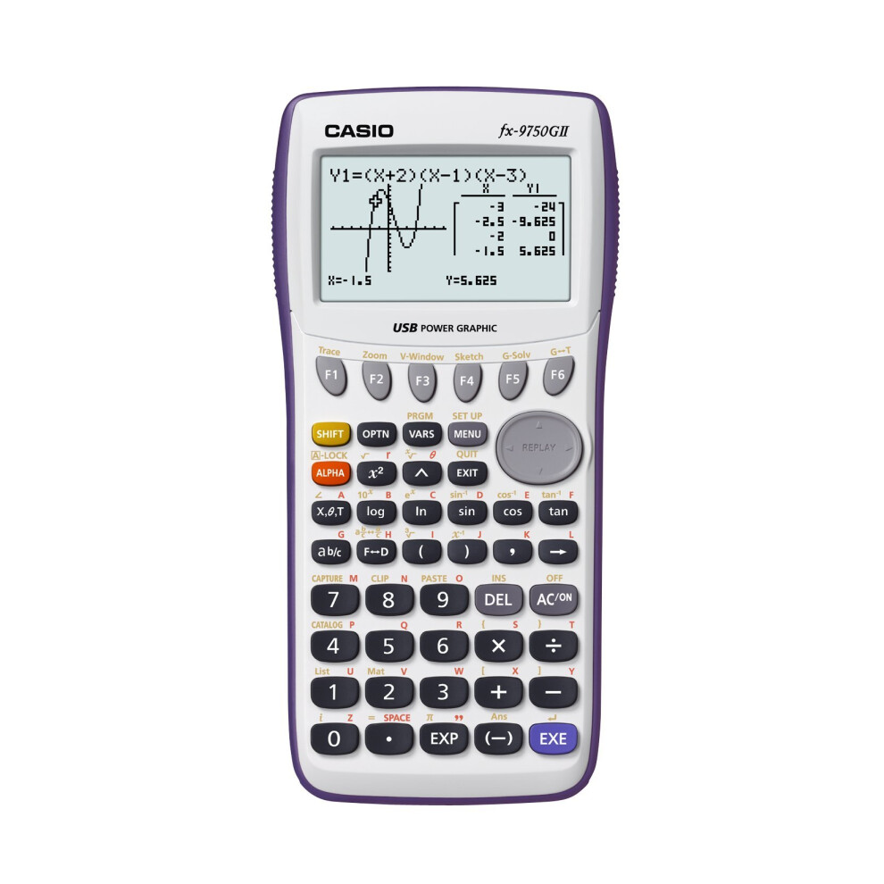 Casio Graphing Calculator (Fx-9750Gii) White