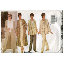 Patr   n Butterick 6473 ~ Vestido, top y pantal   n de chaqueta para se   oras/se   oritas peque   as ~ 18-20-22