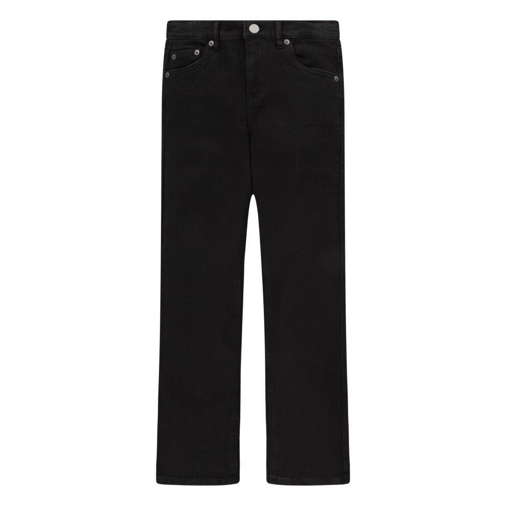 Levi's Girls' Bootcut Fit Jeans  Black Stretch  12