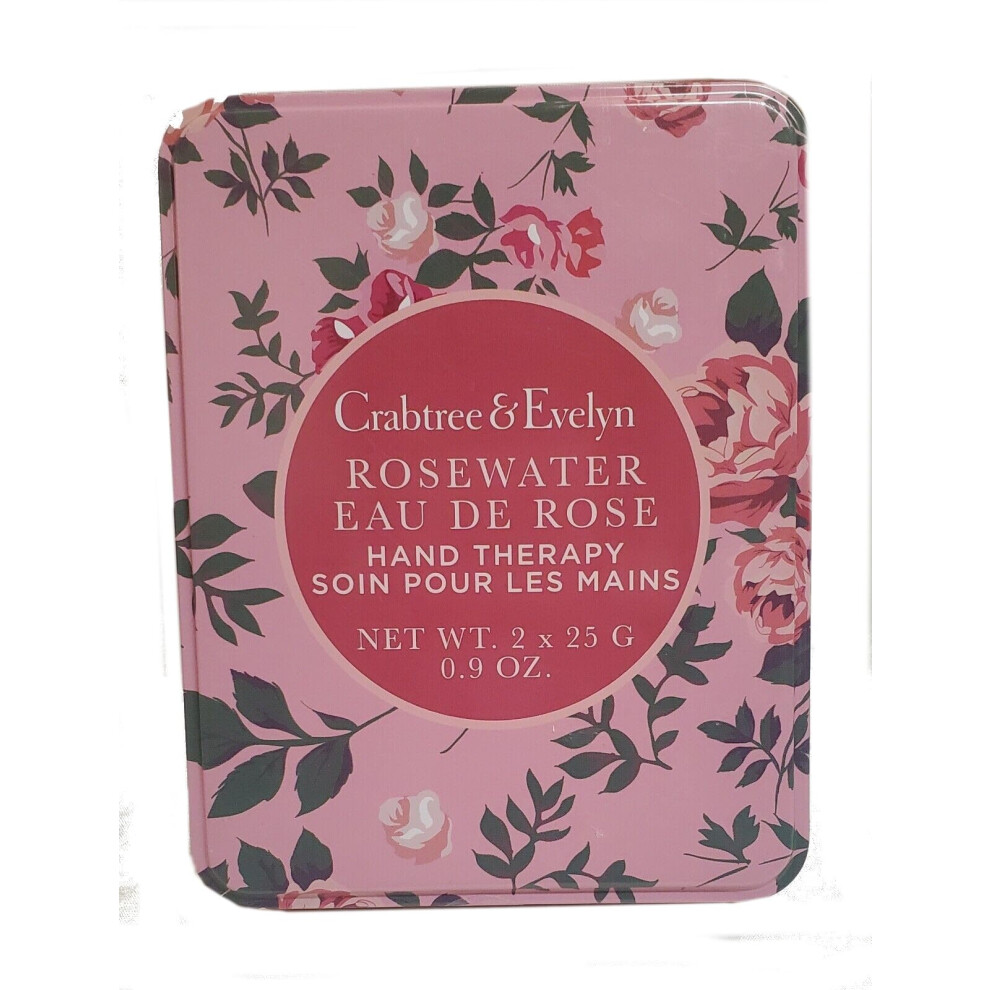 Crabtree & Evelyn Handtherapie Rosenwasser 2Er Geschenkdose-image