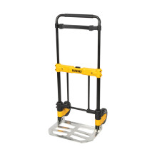 Carretilla de mano plegable y plataforma de mudanza DEWALT, carro utilitario con capacidad de 420 lb, marco de acero resistente, manija telesc   pi
