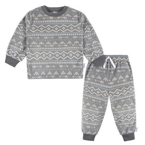 Gerber Set pigiama in pile da bambino, 2 pezzi, Gerber Fairisle