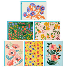 Hallmark Floral Blank Note Card Sortment (24 blanke kort med konvolutter) til mors dag forår Fødselsdage påske baby brusere tak