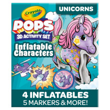 Crayola Pops puhallettavat hahmot v rityssetti lapsille lahja pojille ja tyt ille, ik 5, 6, 7, 8