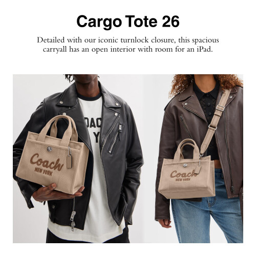 Coach Coach cargo fourreau 26 Dark Natural 1