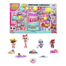 Lol overraskelse stor overraskelsesfest med 4 samlerobjekter 40+ overraskelser 100 v?rdi 6 Unboxing oplevelser Fashions Sand Gel Crush Shell Smas