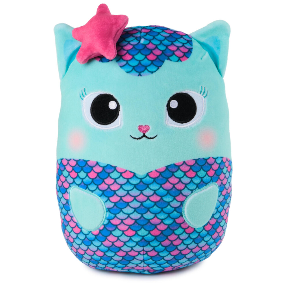 GUND Gabbys Dollhouse Officiel Mercat Peluche Squishy Chat Peluche Animal Squishy Jouets pour 1 an et plus Bleu 8