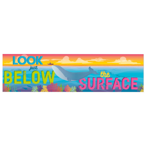 Eureka Banner "Seas The Day" για Δασκάλους, 45" x 12"