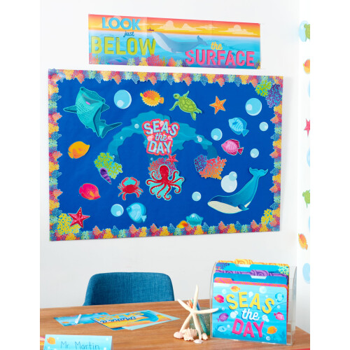 Eureka Banner "Seas The Day" για Δασκάλους, 45" x 12" 1