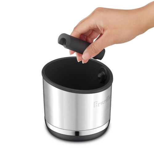 Breville Breville Knock Box 10 Espresso Αξεσουάρ, Ένα Μέγεθος, Βουρτσισμένο Ανοξείδωτο Χάλυβα 1