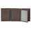 Levi's Sleek e Slim e Slim Inclui Janela de ID e Cr   dito Brown Xcap 3