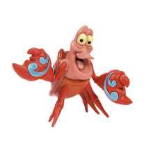 Figurinha Miniatura do Sebastião de A Pequena Sereia - Coleção Disney Traditions por Jim Shore