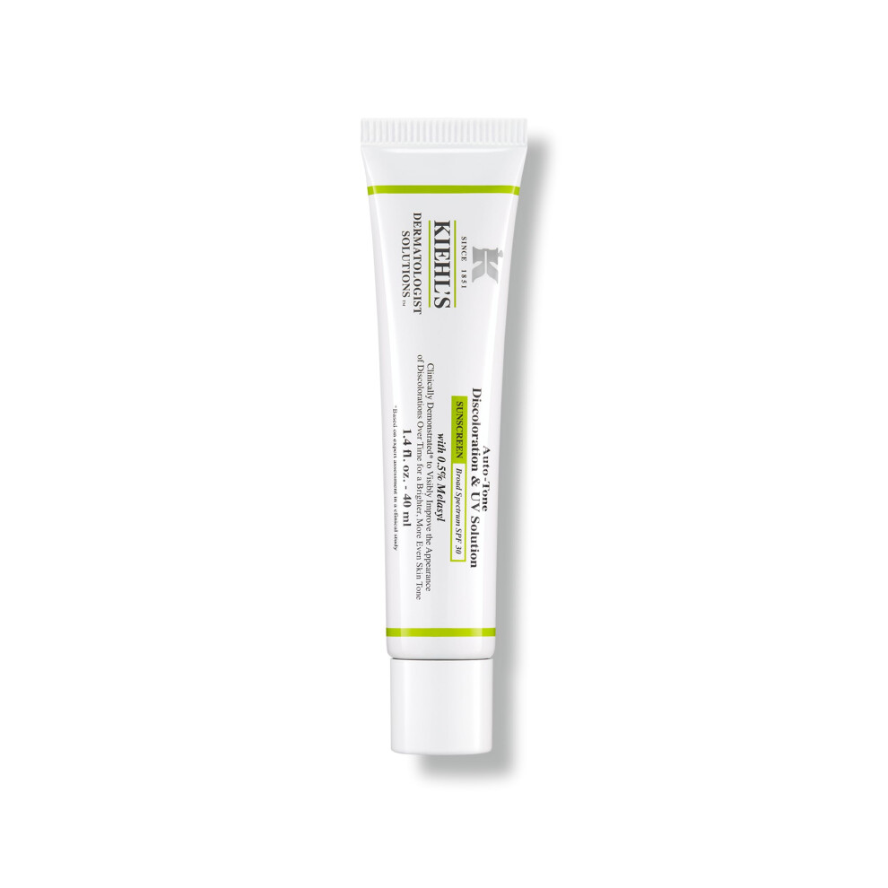 Kiehl's Auto-Tone Discoloration & UV Solution with SPF 30  Color Corrector Serum to Reduce Sunspots and Protect Against UV Damage  Radiant Finish