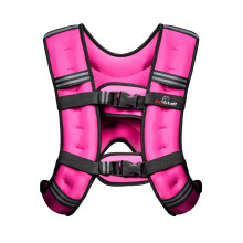 Amstaff Fitness Weighted Vest - Weight Vest for Running Strength Training & Muscle Building Features Reflective Stripe for Safe Outdoor Workouts (1