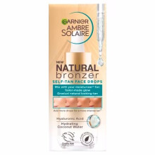 3 x Garnier Ambre Solaire Natural Bronzer Self-Tan Face Drops 30ml