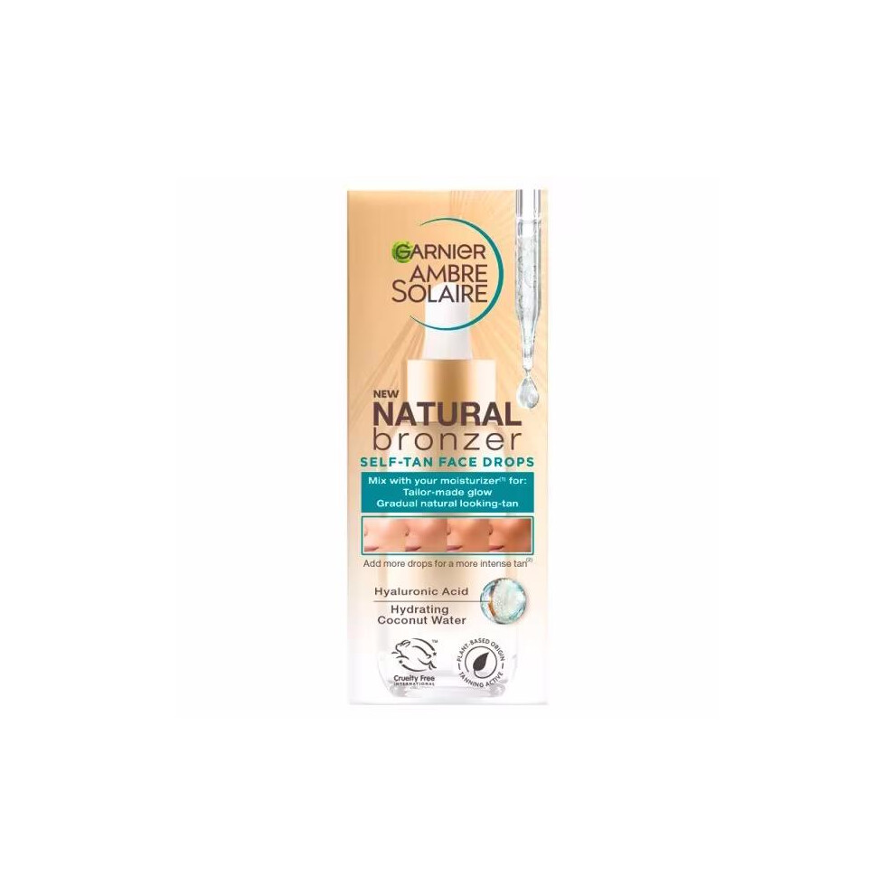 Garnier 6 X Ambre Solaire Natural Bronzer Self-Tan Face Drops 30Ml