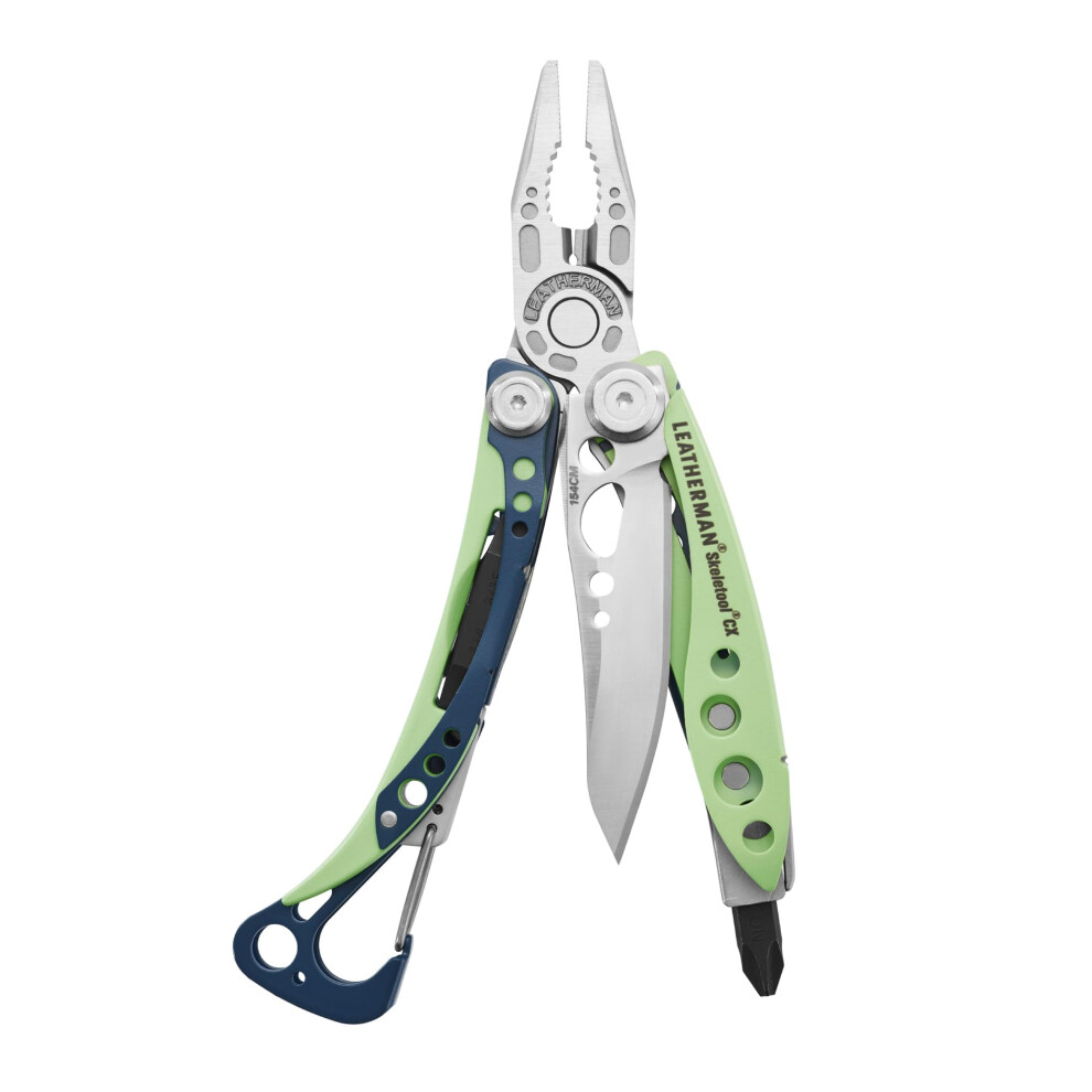 LEATHERMAN  Skeletool CX  7-in-1 Lightweight  Minimalist Multi-Tool for Everyday Carry (EDC)  Home  Garden & Outdoors  Verdant Green