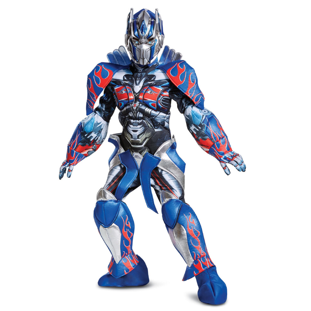 Photos - Fancy Dress Disguise Kid's Transformers Optimus Prime Prestige Costume | Child Transformers Cosplay Halloween Costume for Boys (14-16)