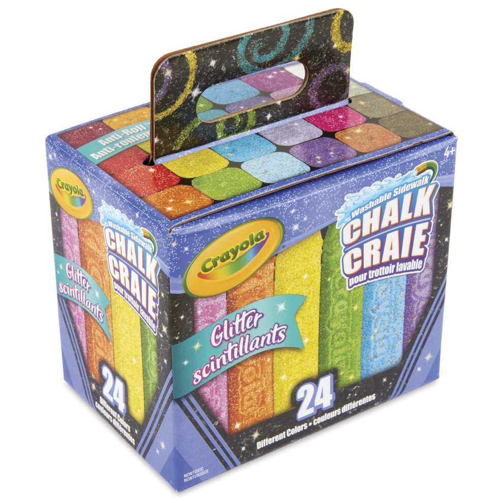 Crayola Glitter Chalk 24 Count