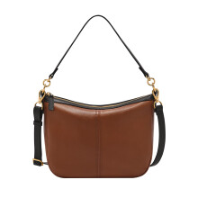 Fossile Jolie Crossbody Sac marron / noir