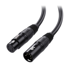 Cable Matters 5 Pin DMX Cable 3 ft  24 AWG with Braided Shielding for Lighting and Stage Equipment  110 ? Nominal Impedance