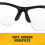DeWalt DEWALT DPG51 Radius Unisex Half Frame Protective Eyewear Black Frame Clear Lens - 4 Pack 4