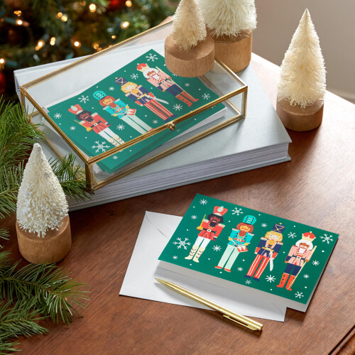 Hallmark Boxed Christmas Cards Fire Nutcrackers (40 kort og 40 konvolutter) 1