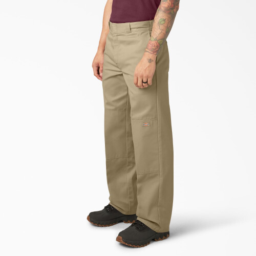 Dickies Dickies Men's Loose Fit Double Knee Work Pants Khaki 1