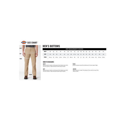 Dickies Dickies Men's Loose Fit Double Knee Work Pants Black 2