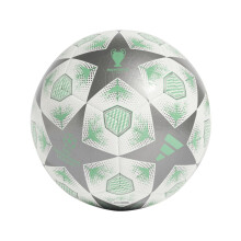 adidas Unisex-Adult UCL Club Soccer Ball Iron Metallic/White/Green 3