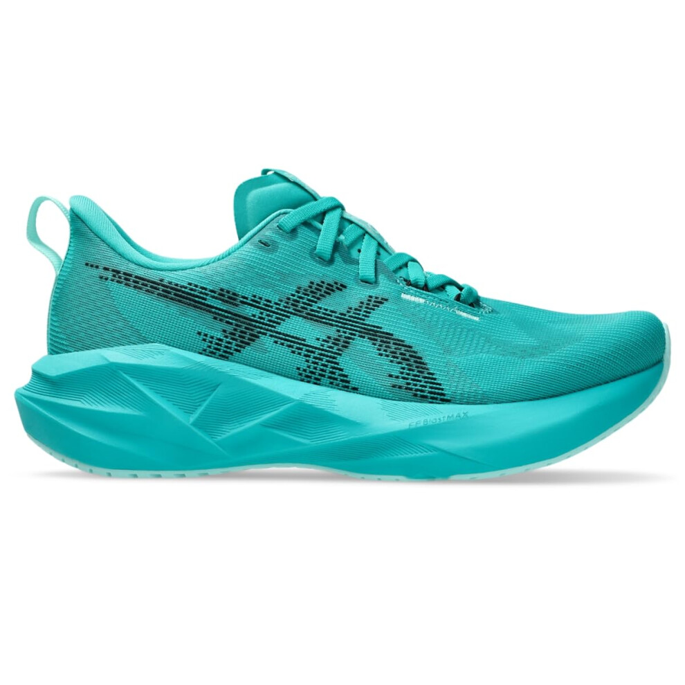 ASICS Women's NOVABLAST 5 Running Shoes  10  Wave Teal/Black