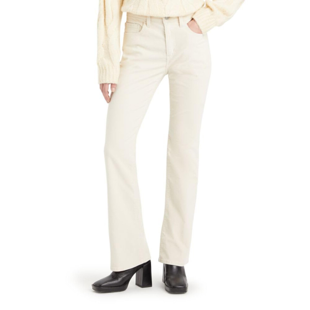 Levi's Women's 725 High Rise Bootcut Jeans (Also Available in Plus)  White Swan  28 Short