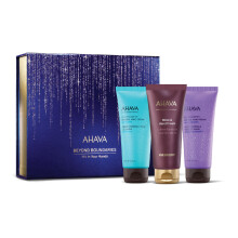 AHAVA It's In Your Hands Presentset - Innehller mineral handkrmer av Sea-Kissed Vivid Burgundy & Spring Blossom 3 x 3,4 Fl.Oz & Sample Crystal