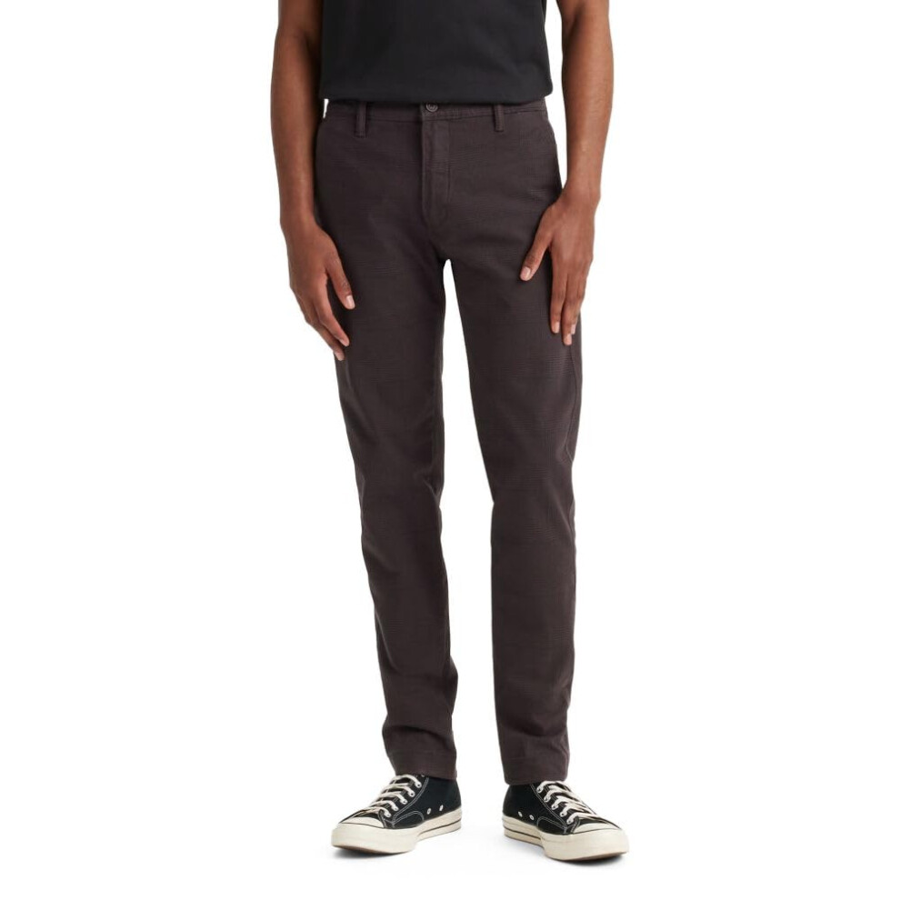 Levi's Men's Xx Standard Tapered Chino Pants (Also Available in Big & Tall)  Kunzite Plaid Black Coffee