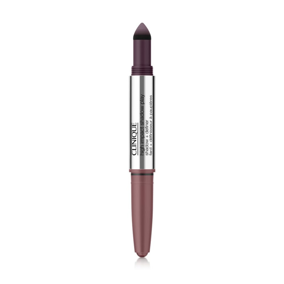 Clinique High Impact Shadow Play Shadow + Definer | Crease Proof Water Resistant + Safe For Sensitive Eyes Royal Couple 1 Count