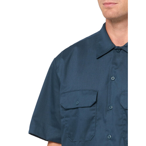 Dickies Dickies Herren-Kurzarm-Arbeitshemd Airforce Blue 2