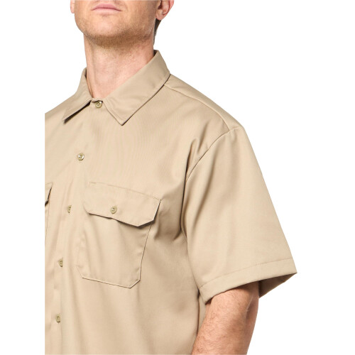 Dickies Dickies Herren Big & Tall Kurzarm-Arbeitshemd Desert Sand 2