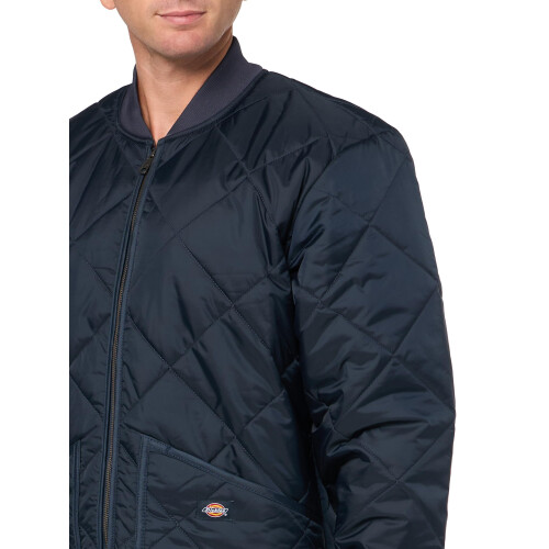 Dickies Dickies Herren-Diamant-Steppjacke, Dunkelblau 2