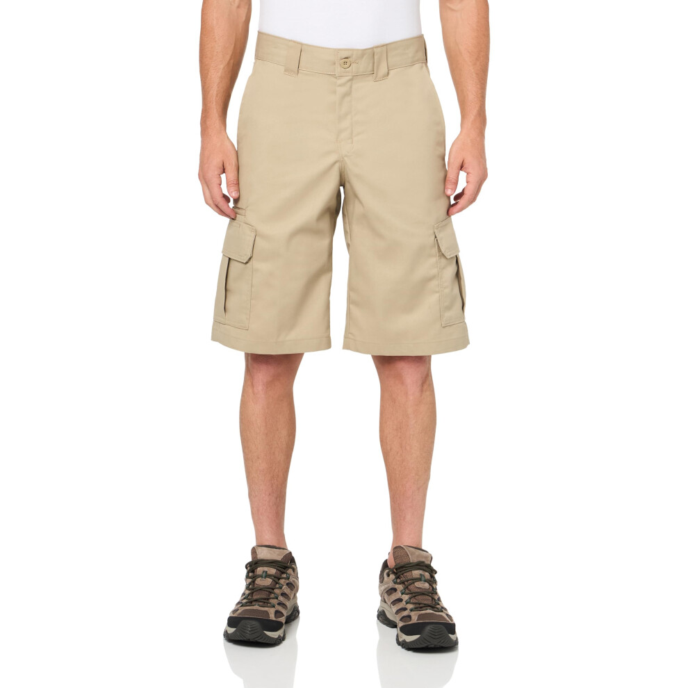 Dickies Men's Flex Relaxed Fit Cargo Shorts  13""""  Desert Sand