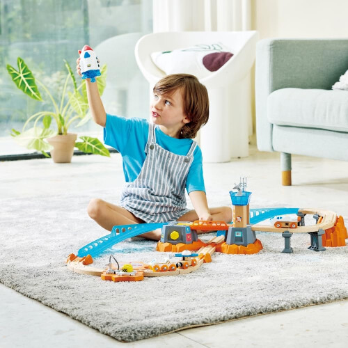 Conjunto de Lançamento da Missão Marte Hape, Brinquedos de Comboio 1